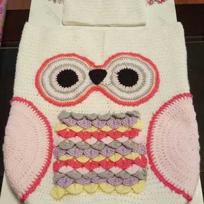 Crochet Pattern Crochet Owl Pattern Baby Owl Pattern Owl Cocoon Pattern ...