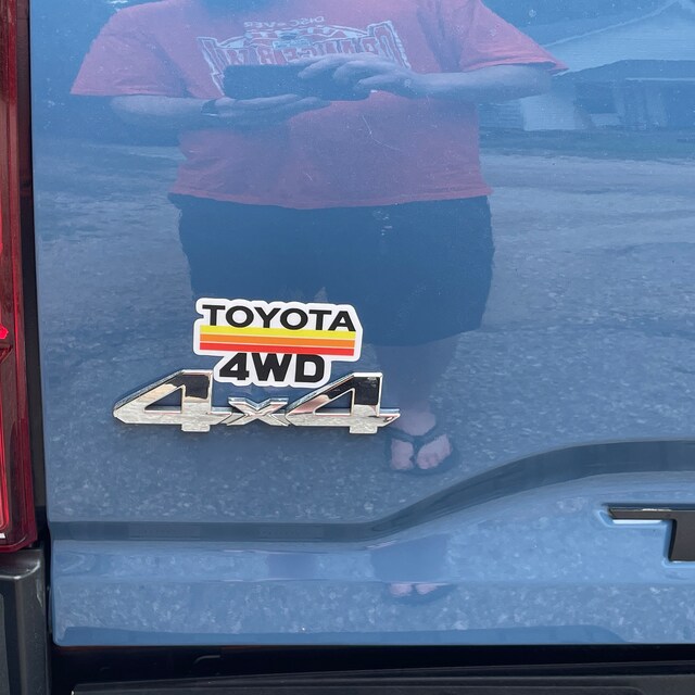 Toyota Vintage Stripes 4WD Vinyl Sticker/ Car Decal - Tacoma