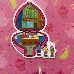 Bobs Burger Polly Pocket Sticker | Waterproof Sticker | Vinyl Sticker ...