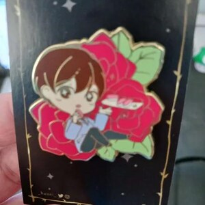 桜蘭高校ホスト部 エナメルピン – 金メッキ亜鉛合金製 アニメグッズ
