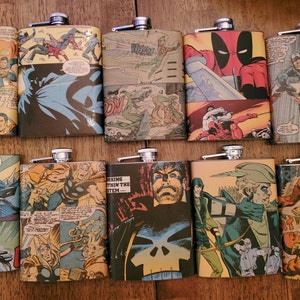 Nerdy Flask  Harley Quinn Flask Gifts for Him Superhero Harley Geeky  Friend  Favor Groomsmen Flasks Personalized  Gifts