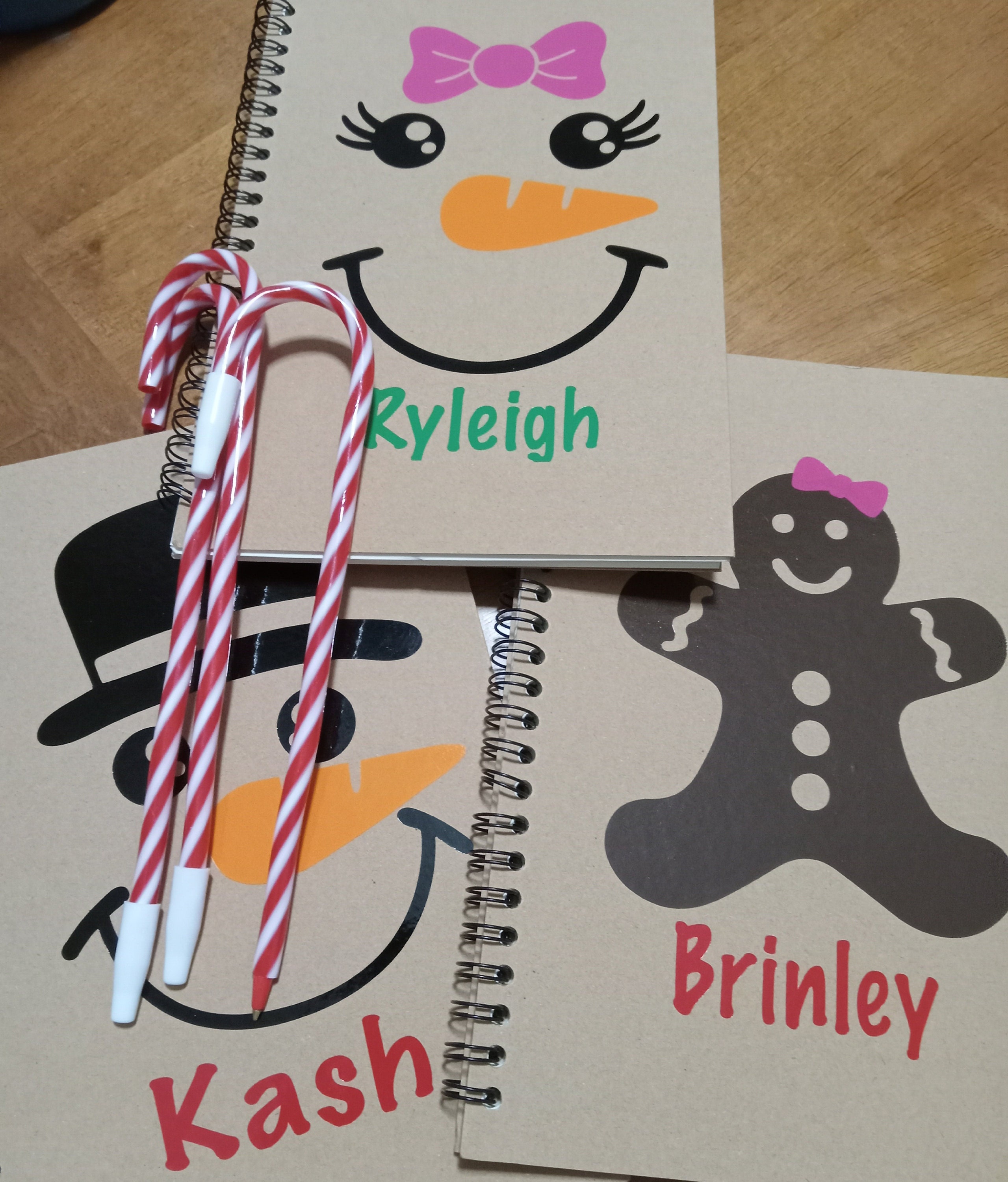 (Set of 2pcs)Kid Christmas Stocking Stuffers, Christmas Notebook, Christmas Gift For Kid, Class  Party Favor, Gift For Kid, Christmas Sketchbook Notepad