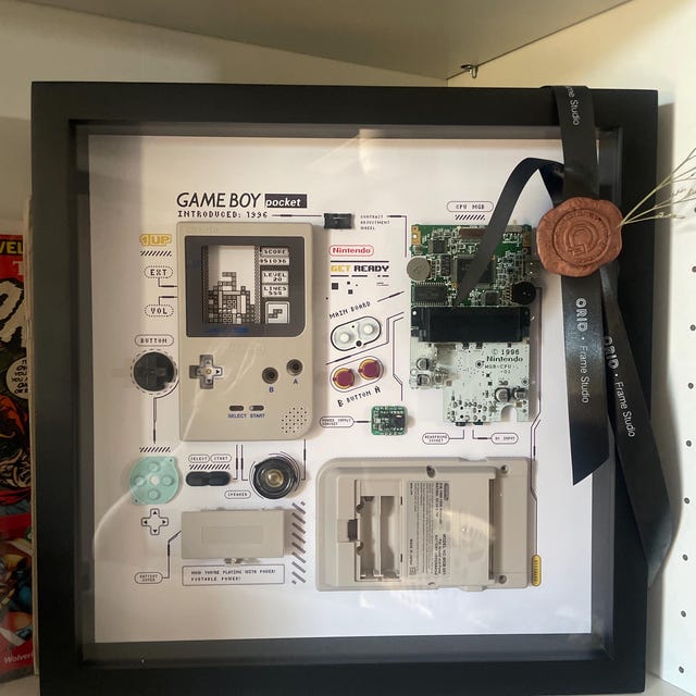 Framed Nintendo Game Boy Pocket Deconstructed Wall Art - Etsy