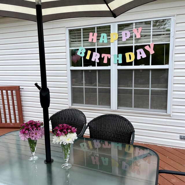 Happy Birthday Banner In Pastellfarben – 1 Stück, Buchstaben 16,5 Cm Hoch