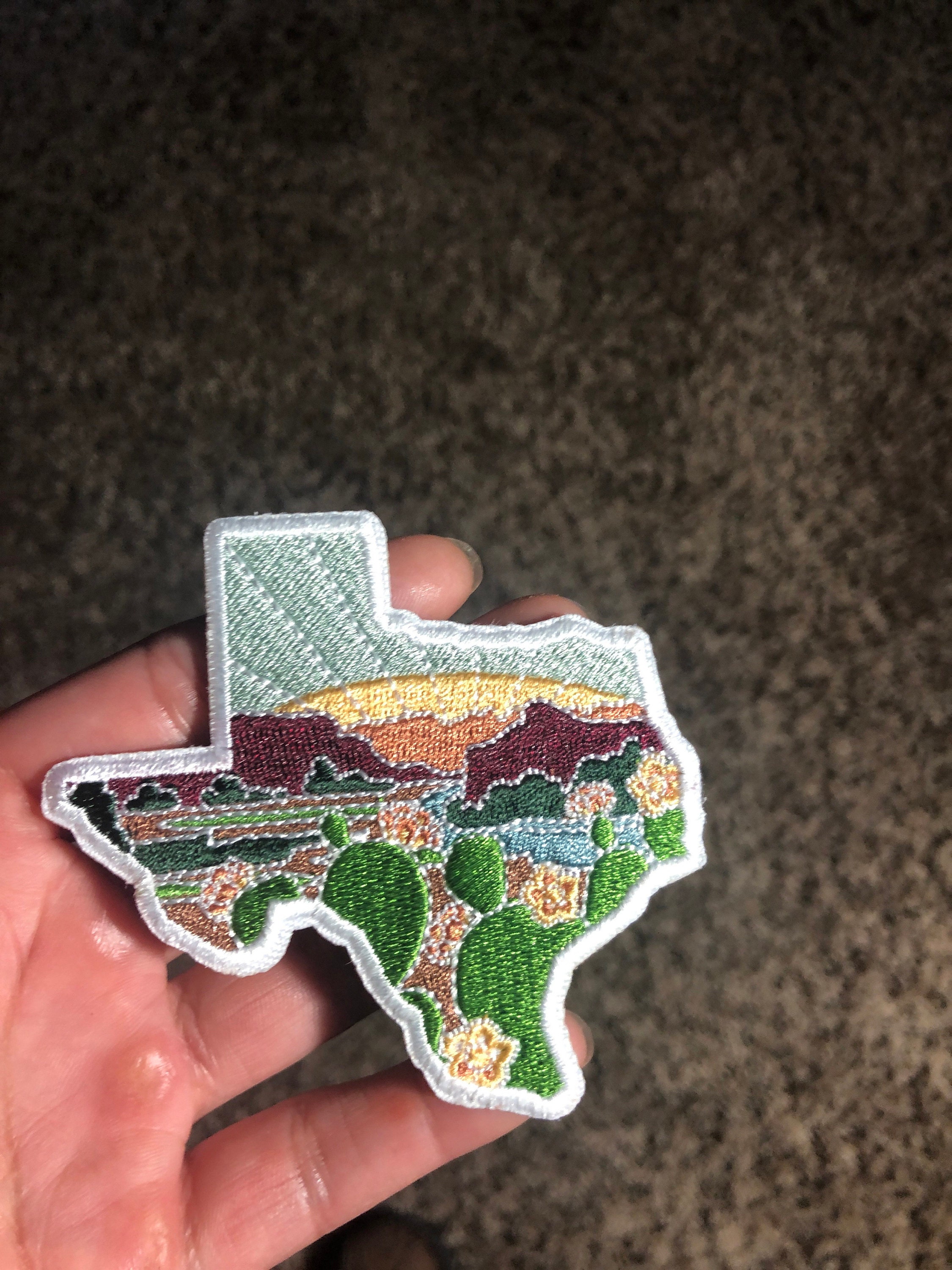 Texas Iron-On Patch | 2.5&quot; Patch | Embroidered Sew-on or Iron-on Applique