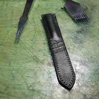 3-Piece French Style Leather Stitching Chisel Set – 2.7/3.0/3.38/3.85mm Pricking Iron Hole Punch Tools