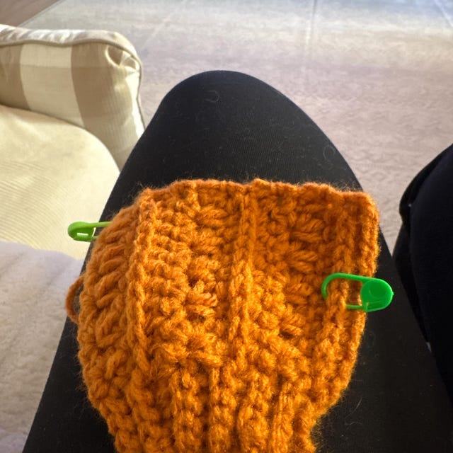 A customer's finished Petal Loop Stitch Ornament Crochet Pattern + Video