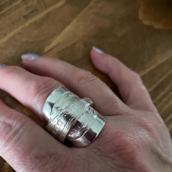Spoon Ring Sterling Silver, Hand Made All Shapes and Sizes Made for You ...