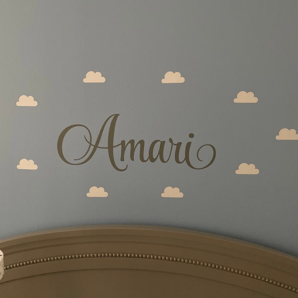 Name Wall Decal Boys Name Wall Decal Personalized Name Decal Custom ...