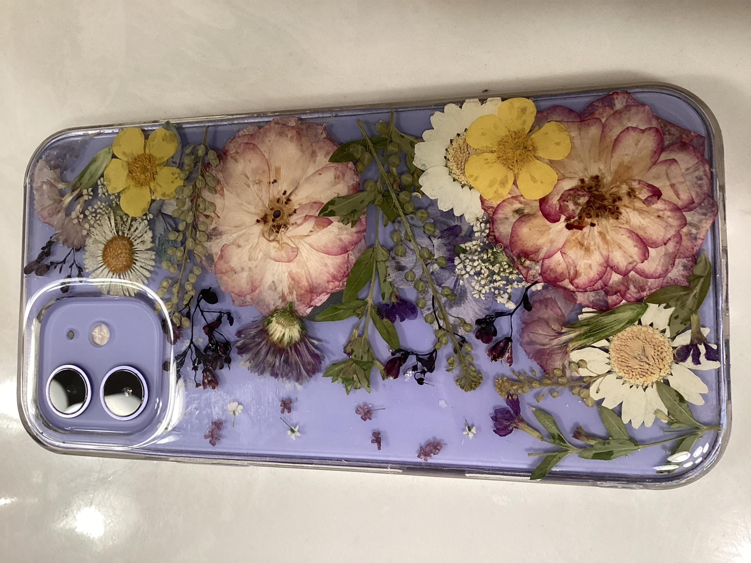 Real Pressed Flower Phone Case for iPhone 15 14 13 12 11 Pro Max X XR SE case, Samsung Galaxy S23 S24 Ultra case, Google Pixel 8 9 Pro case
