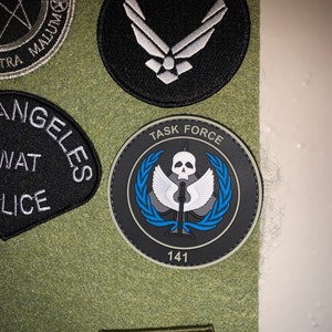 Call Of Duty 10 Department Of Intelligence Tactical MoralePVC Patch Badge 