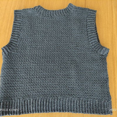Easy Crochet Vest Pattern, Crochet Sweater Pattern, Easy Crochet ...