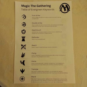mtg card keywords Amazon.com: 48 Pcs Abilities Keywords Counter Dice Black Shield MTG Dice  Counters Bulk Buff Tokens D6 Dice Set for Magic The Gathering, MTG, TCG,  Card Games Accessories : Toys & Games main image 1