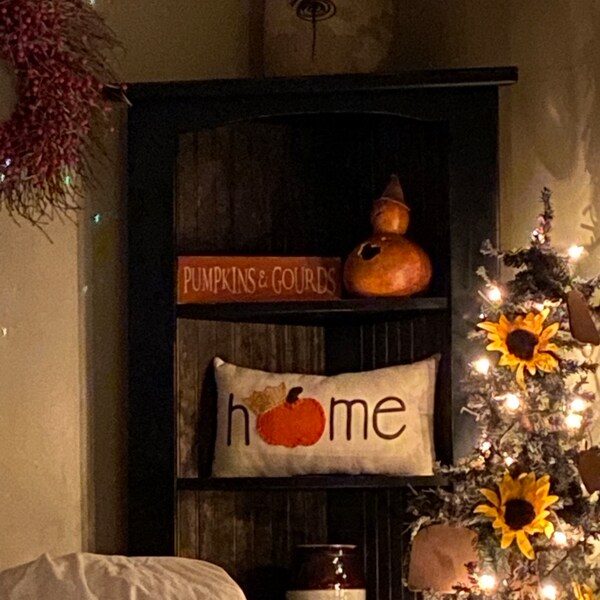 Primitive Country Bittersweet 8” Shelf Sign Fall-harvest - Etsy
