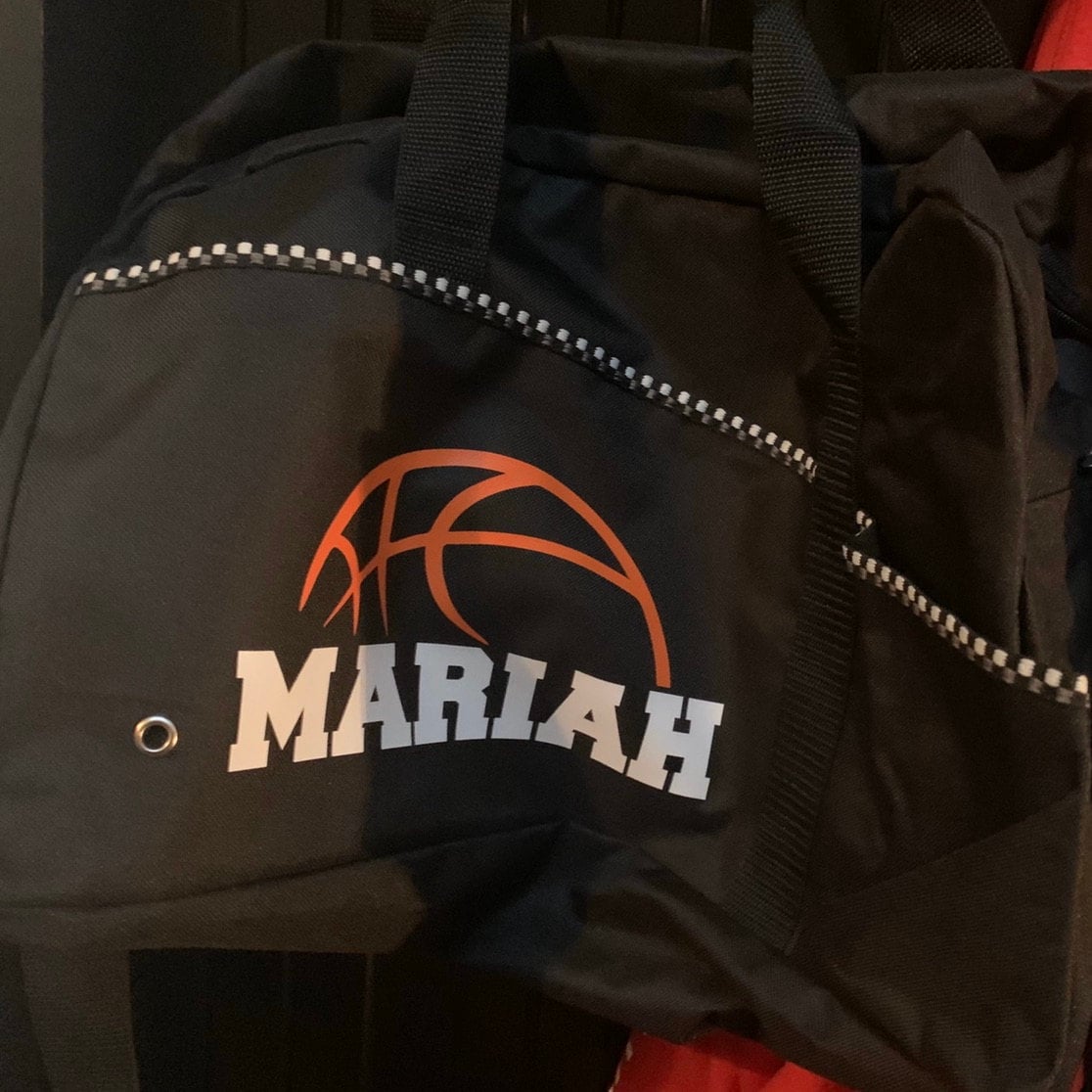 Custom Basketball, Basketball Duffle Bag, Personalized Bag, Basketball Bag, Basketball Player, Basketball Boy, Love Basketball, Duffle Bag