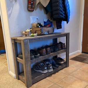 Shoe Rack Shoe Organizer No Assembly Required Entryway - Etsy