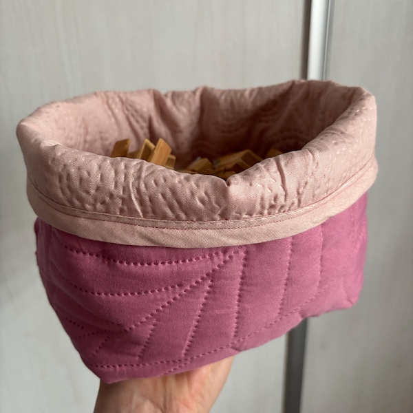 Emilia Fabric Basket PDF Sewing Pattern & Video Tutorial (2 Size ...