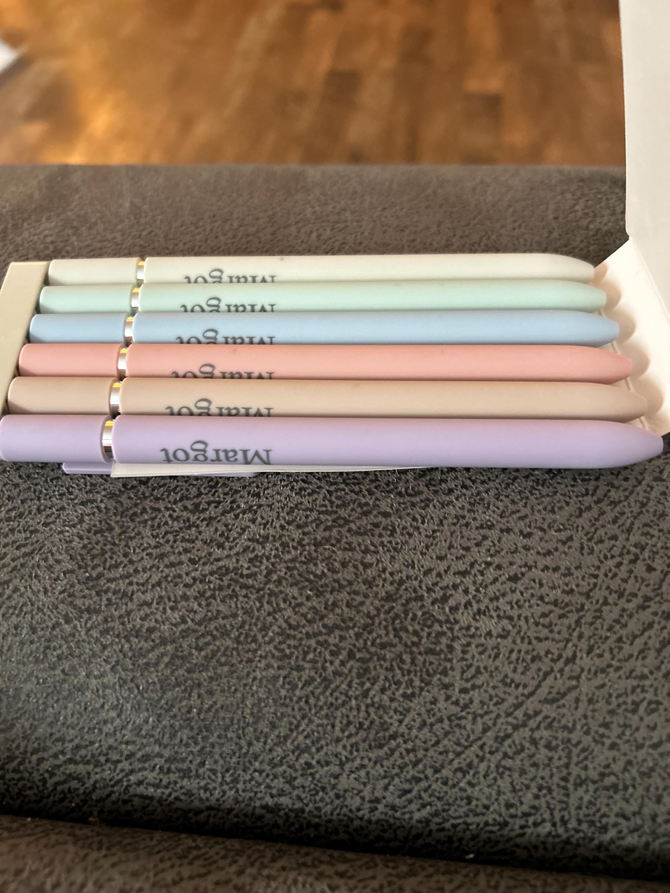 Personalized Pens, Custom Pens, Set of 6 Engraved Pens, Graduation Gift, Gift for Her, Coworker Gift, School Supplies, Office Supplies