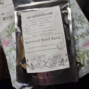 Survival Garden, Medicinal Herb Collection - 40 Seed Varieties, Over 3600 Seeds, Heirloom, Long Shelf Life, Non-GMO, Emergency Go Bag