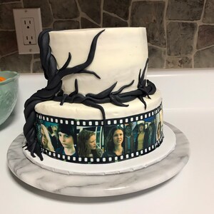Stranger Things Edible Film Strips And Topper Cake Decorations Etsy