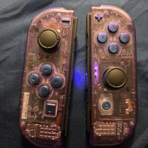 Custom Nintendo Switch Joy Cons Color Shell D-pad LED Buttons