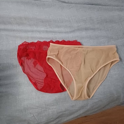 Sheer Bikini, See Through Panty, See Through Panties, High-waisted
