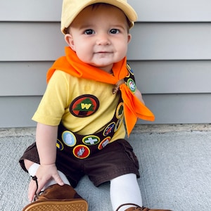 Russell Up Baby Boy Scout Costume Girl Scout Kid's Deluxe Disney