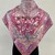 Foulard Vintage Authentique Jean Dubois En Soie - Motif Floral Multicolore