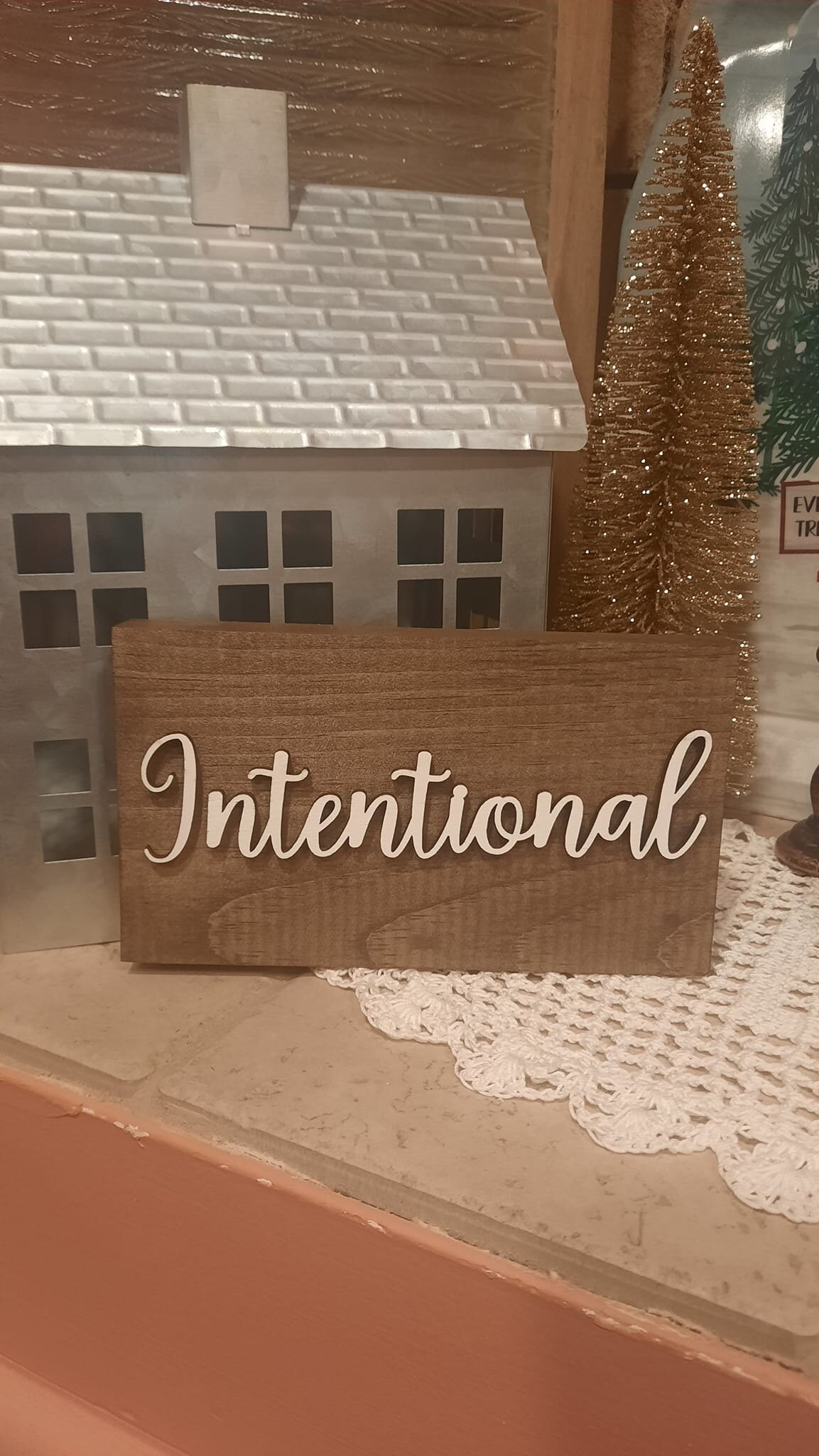 One Little Word Inspirational Wood Block, Word of the Year, Encouragement Gift, Shelf Sitter, Resolution, Inspiration, Life Motto, Goals