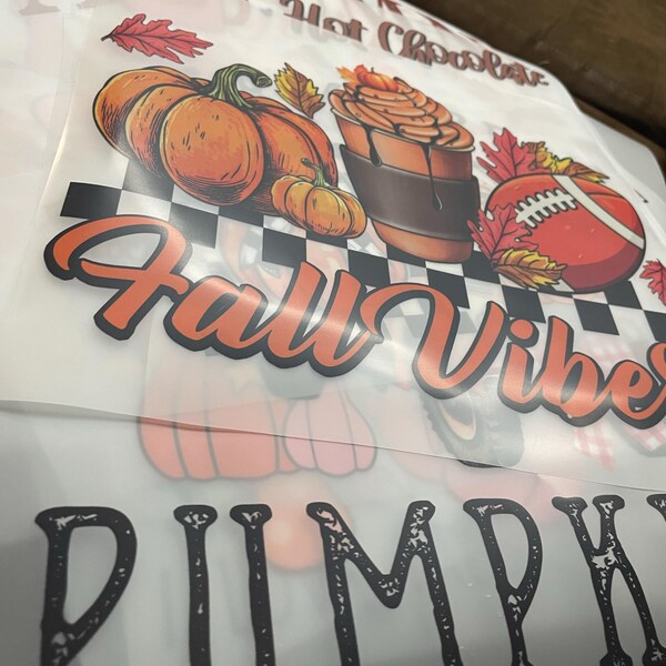 Fall Gang Sheet, Fall DTF Transfers, Autumn DTF Transfer Ready for ...