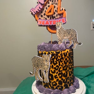 Leopard Print Cake Side Stencil by Designer Stencils – Confection Couture  Stencils