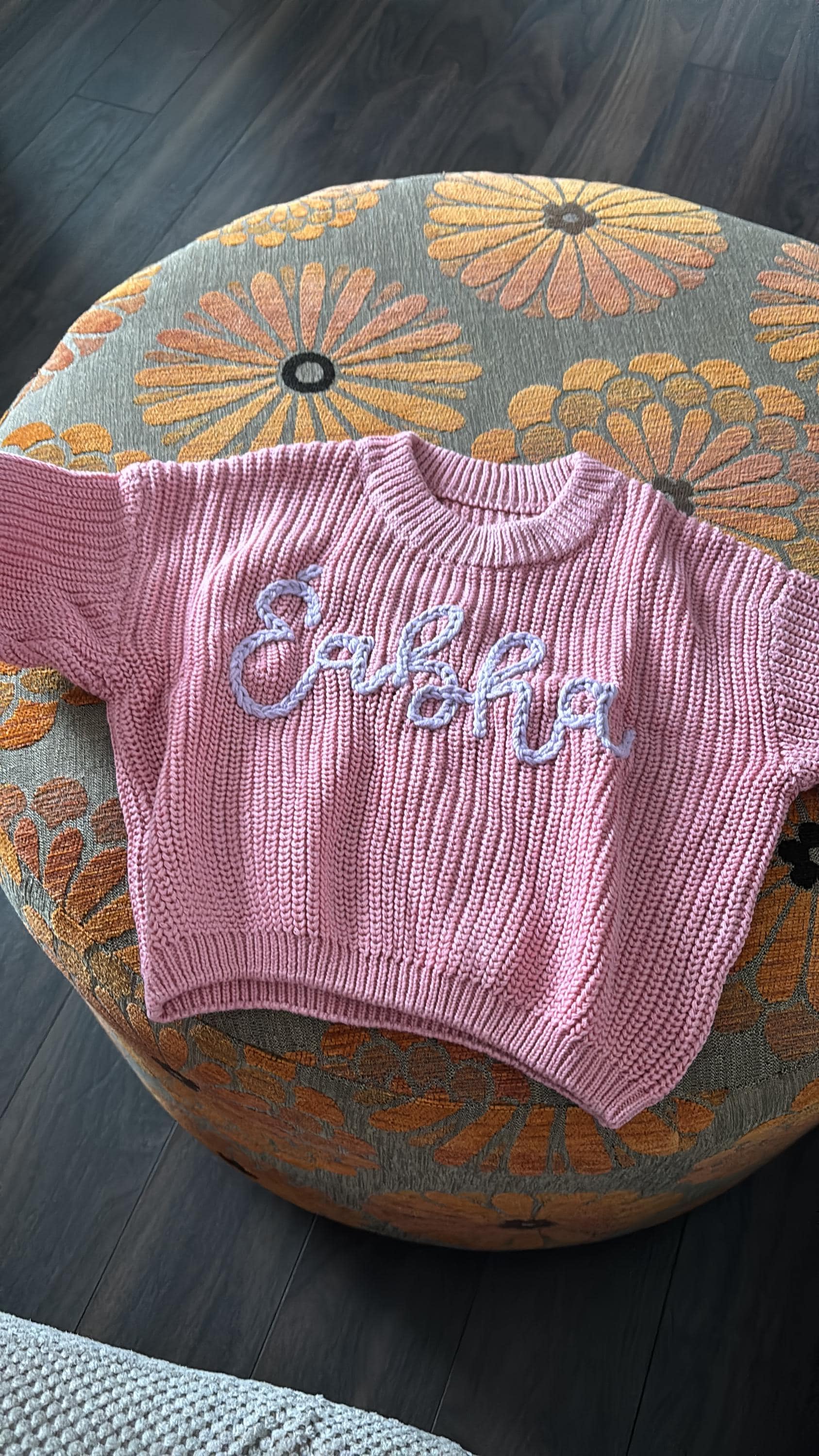 Cherished Custom Baby Sweaters: Personalize Their Name with Exquisite Embroidery