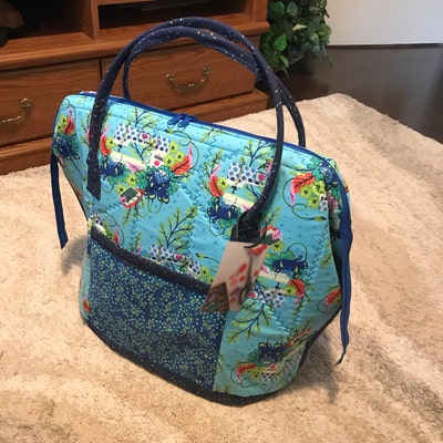 Poppins Bag Pattern With Stays Included by Aunties Two Patterns 18 Wide ...