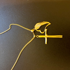 Solid 10K Gold Hanging Rose Charm – Yellow Gold Rose Flower Jewelry – Handcrafted In USA