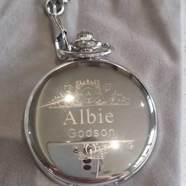 Personalized Engraved Pocket Watch,customized Pocket Watch,groom's Gift