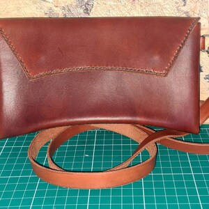 PDF Pattern for Curved Leather Clutch - Etsy