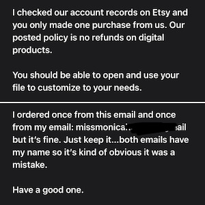 Etsy buyer added a photo of their purchase