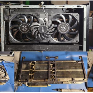 MSI Ventus 3X RTX 3080 3090 Video Card Fan Shroud Deshroud 120mm