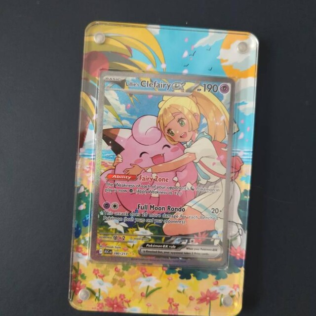 Lillie's Clefairy Ex SAR 280 | Extended Art Display Case for