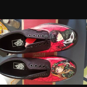 poeder Melancholie doel Persona 5 Custom Painted Shoes - Etsy