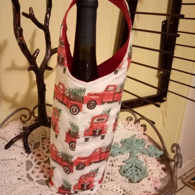 Easy No Bias Tape Wine Tote Sewing Pattern - Etsy