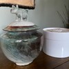 Urne Funéraire En Raku Bleue - Etsy