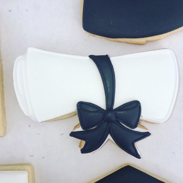 Miss Doughmestic Diploma Graduation Cookie Cutter or Fondant Cutter and ...