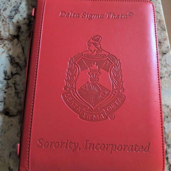 Delta Ritual Book Delta Sigma Theta Soft Leather Ritual Cover. Sale Price Ends Sunday! - Etsy