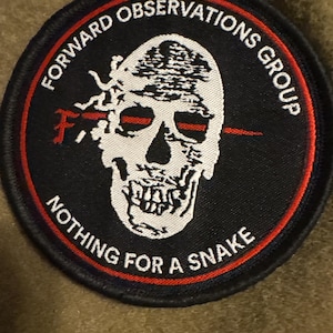 FOG Nothing for A Snake Custom Patch Forward Observations Group - Etsy
