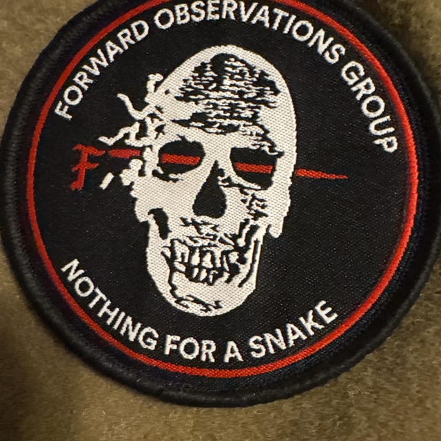 FOG Nothing for A Snake Custom Patch Forward Observations Group - Etsy