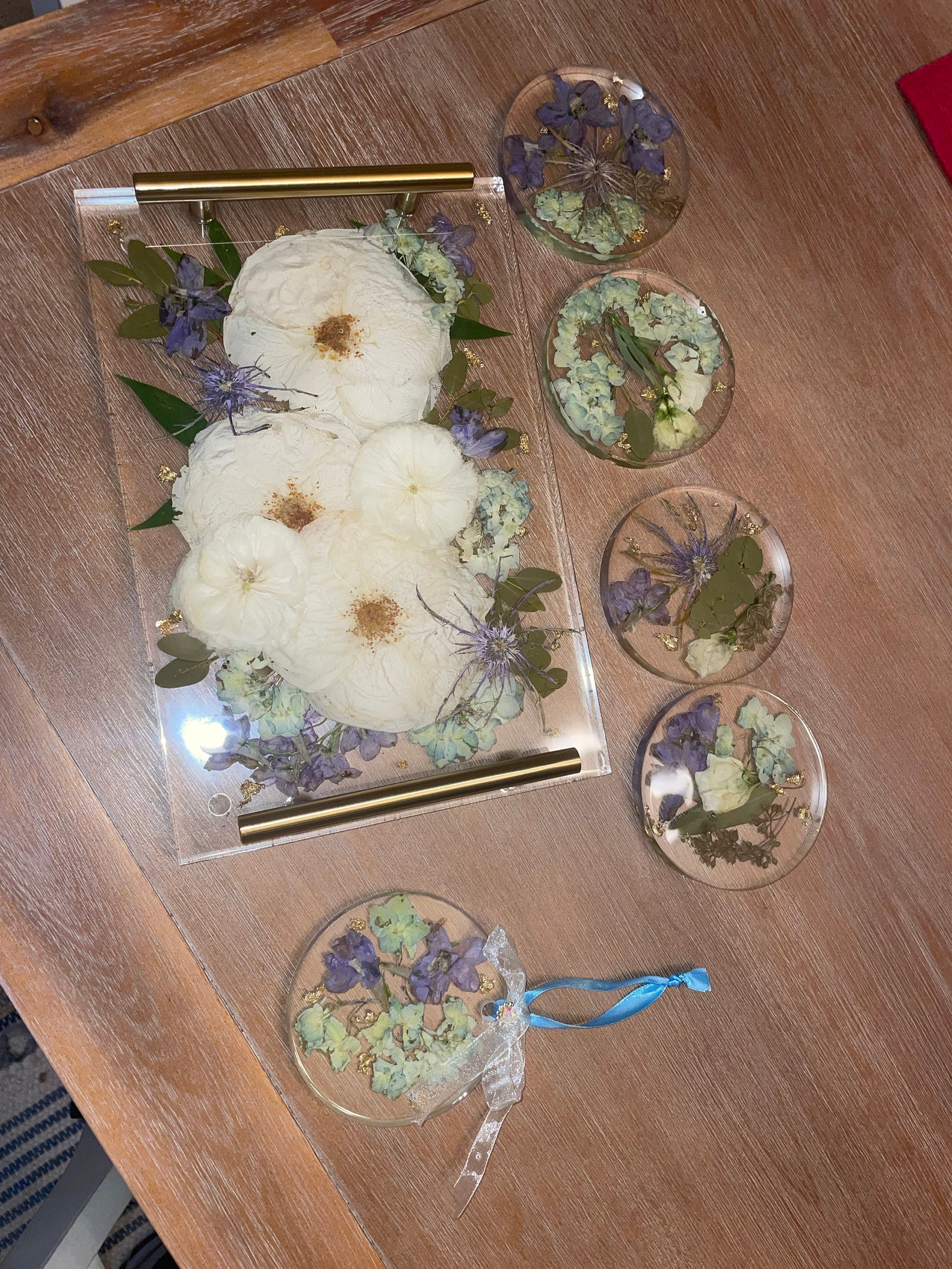 Preserved flowers from Elizabeth's etsy review