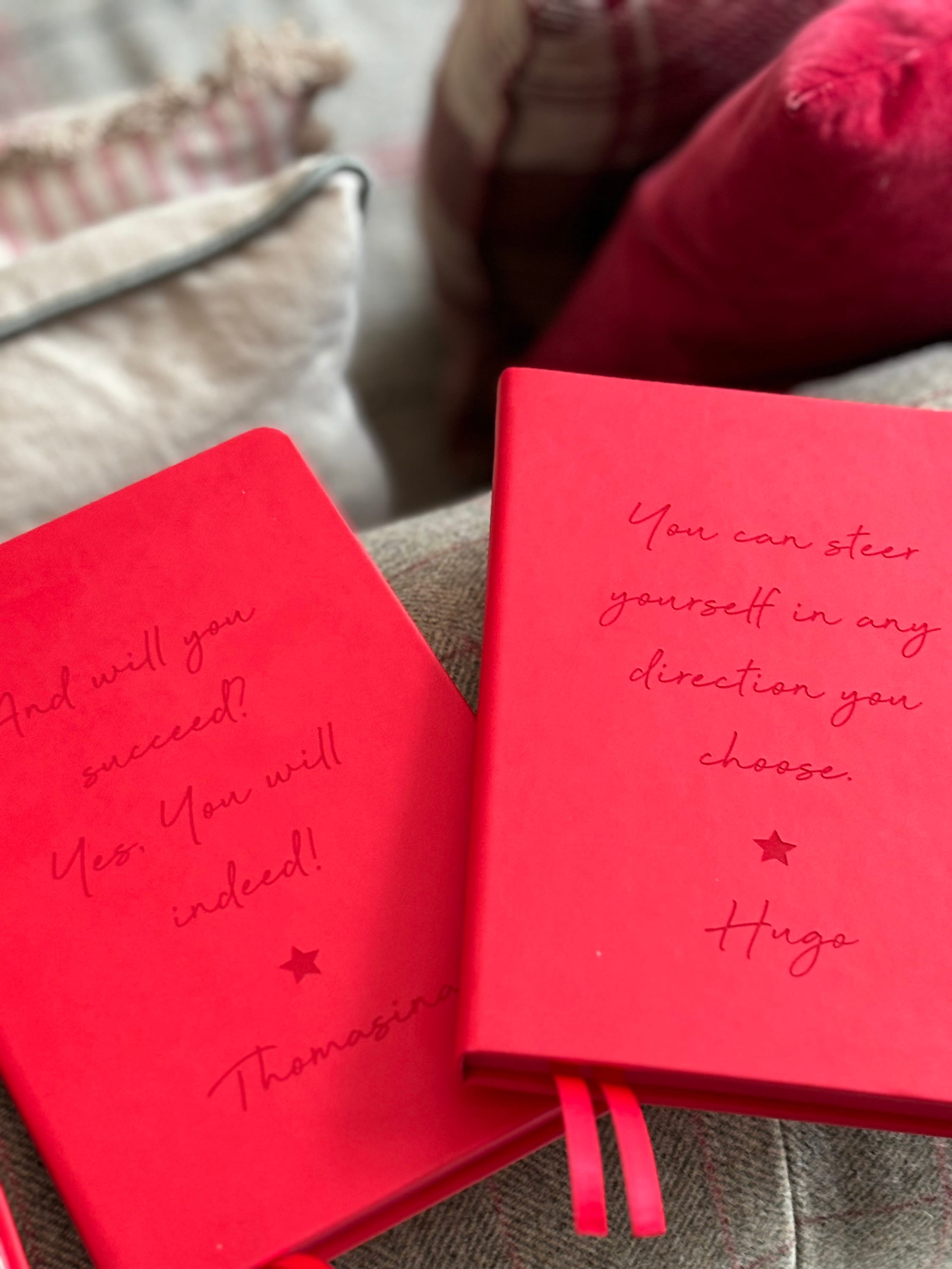 Your Words Personalised Notebook Luxury Journal for Any Purpose | Custom Notebook Bespoke Stationery Gift for Teachers