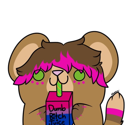 Simping Fursona Digital Sticker Icon YCH - Etsy