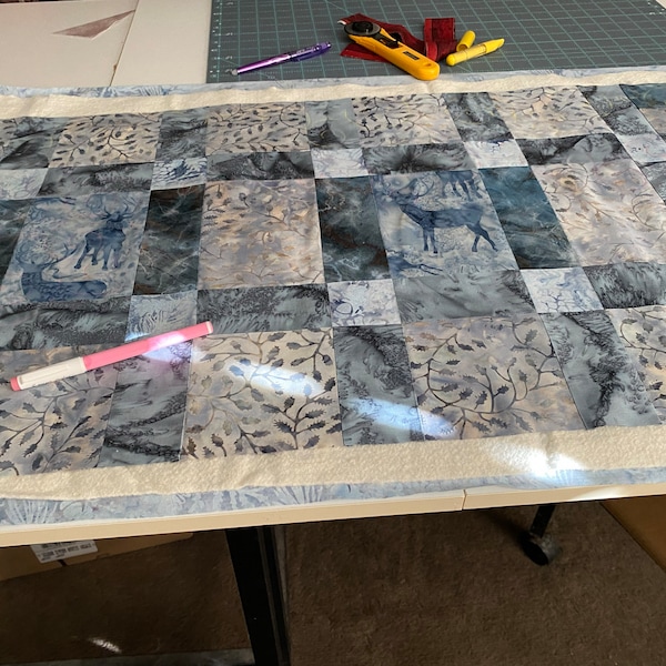 Quilted Table Runner Pattern - Sidewalks and Squares - Tulip Square ...